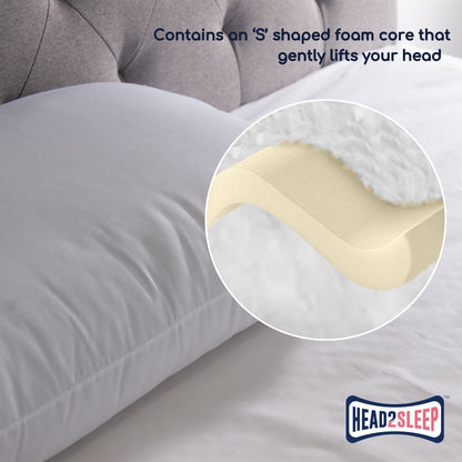 Anti-Snore Support Pillow by Head2Sleep