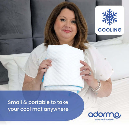 Adormo Loves to Be Cool Mat | UK's Leading Pillow Specialist | UK's Lowest Prices | Featuring UK's Best Brands including TEMPUR®, Dunlopillo, Hypnos, Silentnight, Sealy, Seriously Comfortable & More