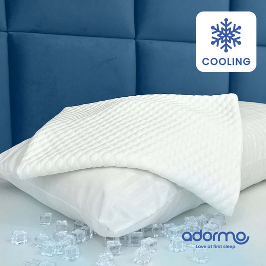 Adormo Loves to Be Cool Pillow Cover Pair | UK's Leading Pillow Specialist | UK's Lowest Prices | Featuring UK's Best Brands including TEMPUR®, Dunlopillo, Hypnos, Silentnight, Sealy, Seriously Comfortable & More