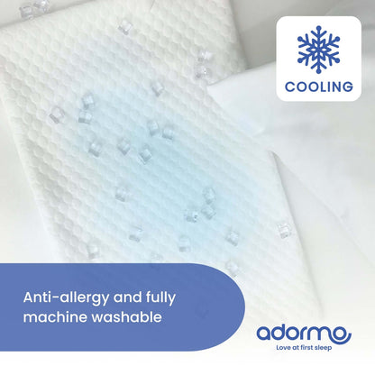 Adormo Loves to Be Cool Pillow Cover Pair | UK's Leading Pillow Specialist | UK's Lowest Prices | Featuring UK's Best Brands including TEMPUR®, Dunlopillo, Hypnos, Silentnight, Sealy, Seriously Comfortable & More