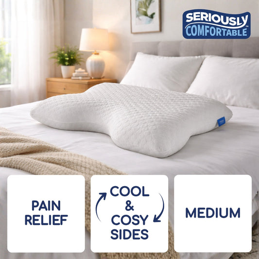 Ergo Pain Relief Pillow by Seriously Comfortable