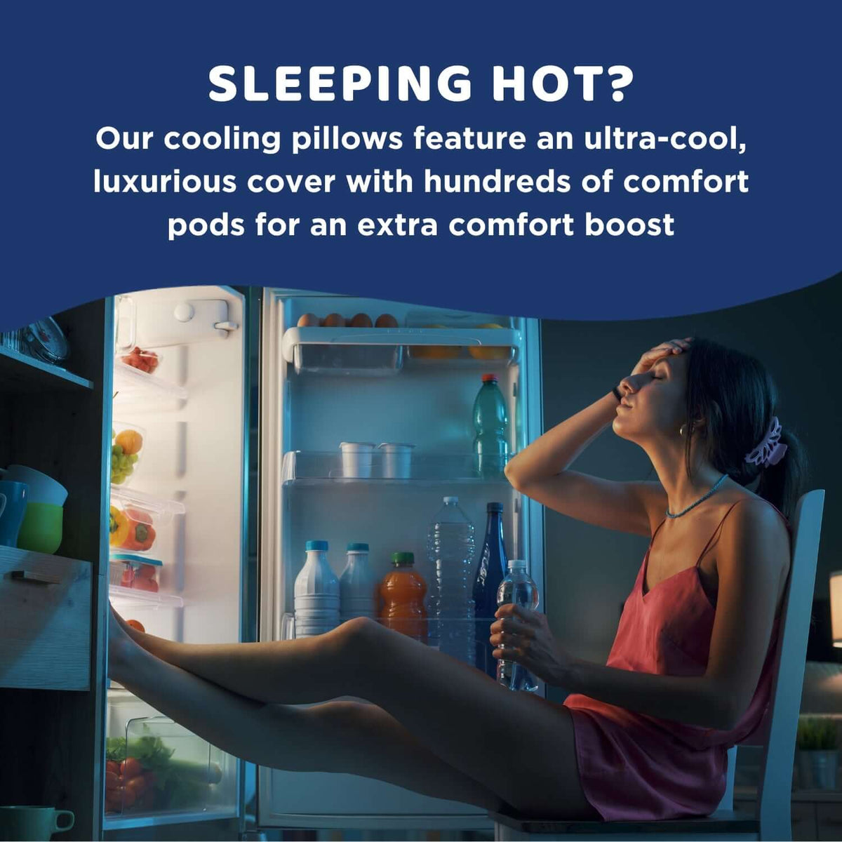 Seriously Comfortable	Cool Ergo Comfort Pillow | UK's Leading Pillow Specialist | UK's Lowest Prices | Featuring UK's Best Brands including TEMPUR®, Dunlopillo, Hypnos, Silentnight, Sealy, Seriously Comfortable & More