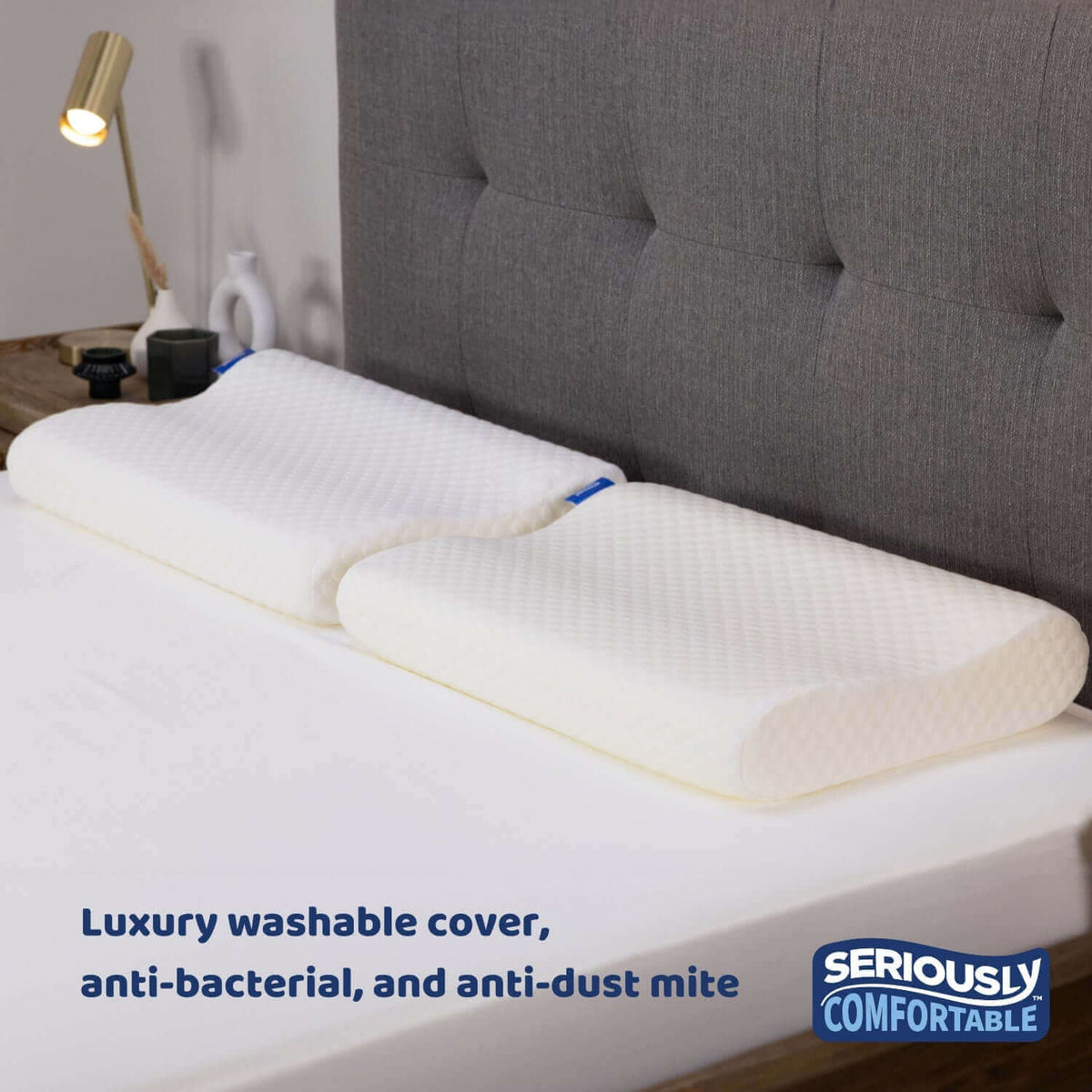 Seriously Comfortable	Cool Anatomic Comfort Pillow | UK's Leading Pillow Specialist | UK's Lowest Prices | Featuring UK's Best Brands including TEMPUR®, Dunlopillo, Hypnos, Silentnight, Sealy, Seriously Comfortable & More