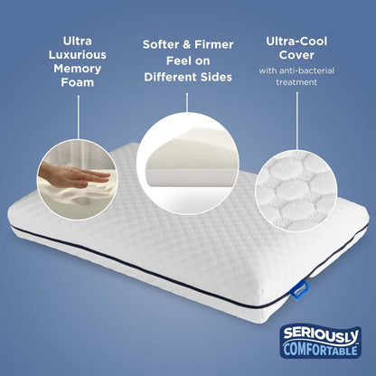 Seriously Comfortable	Cool Revolution Comfort Pillow | UK's Leading Pillow Specialist | UK's Lowest Prices | Featuring UK's Best Brands including TEMPUR®, Dunlopillo, Hypnos, Silentnight, Sealy, Seriously Comfortable & More
