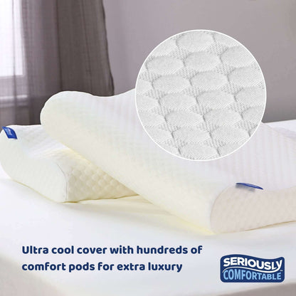 Seriously Comfortable	Cool Anatomic Comfort Pillow | UK's Leading Pillow Specialist | UK's Lowest Prices | Featuring UK's Best Brands including TEMPUR®, Dunlopillo, Hypnos, Silentnight, Sealy, Seriously Comfortable & More