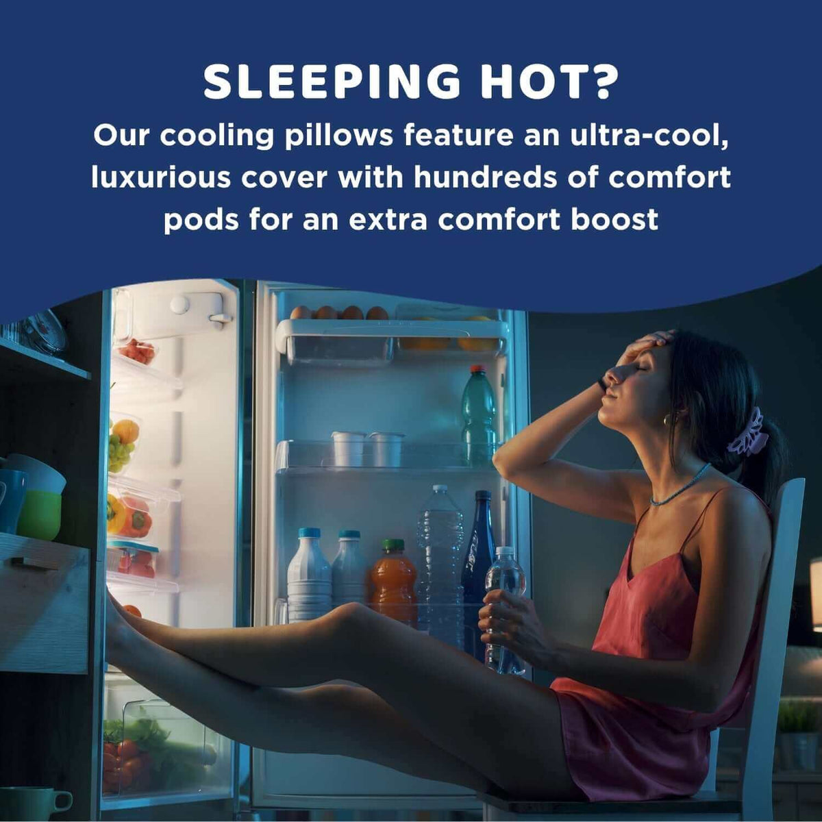 Seriously Comfortable	Cool Anatomic Comfort Pillow | UK's Leading Pillow Specialist | UK's Lowest Prices | Featuring UK's Best Brands including TEMPUR®, Dunlopillo, Hypnos, Silentnight, Sealy, Seriously Comfortable & More